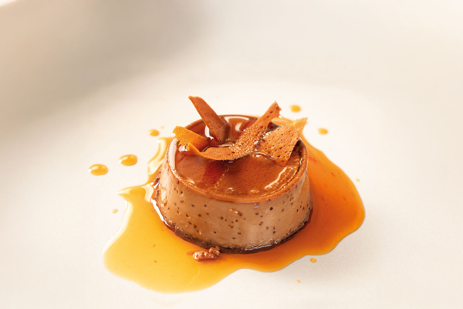 Recette de flan au chocolat et caramel