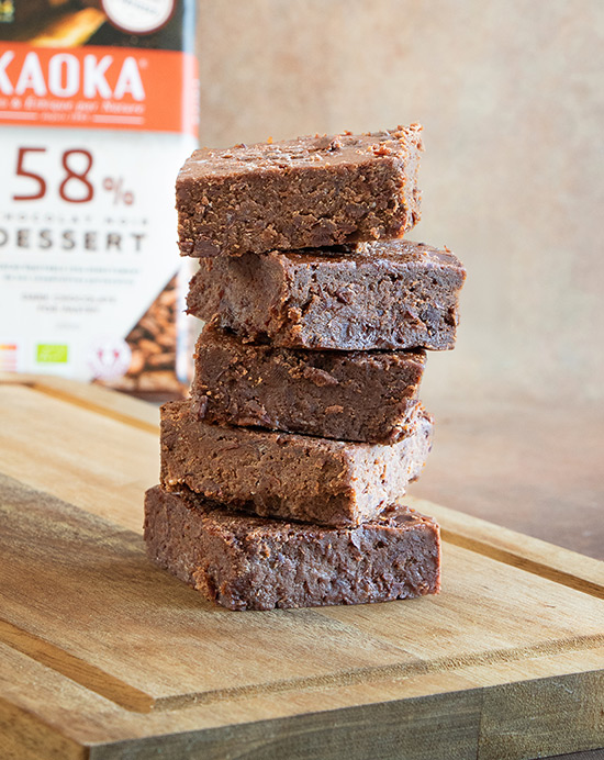Fondant au chocolat et aux haricots rouges