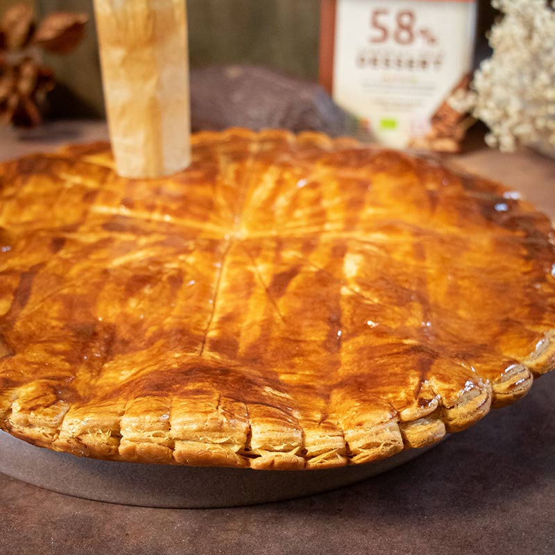 Recette de galette des rois au chocolat noir et au praliné
