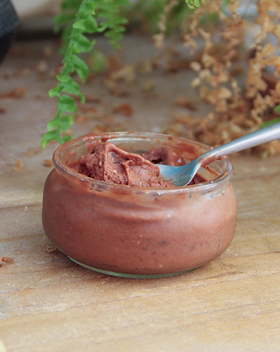 Recette de glace vegan à la banane, noix de coco et au cacao
