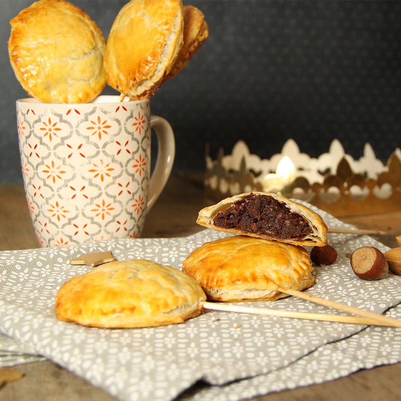 Recette de mini frangipanes au chocolat en sucettes