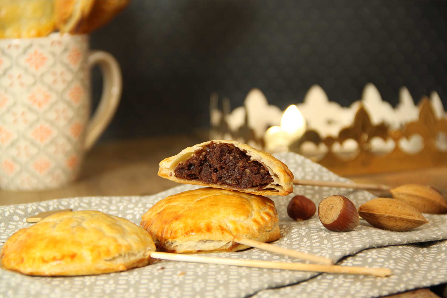 Recette de mini frangipanes au chocolat en sucettes