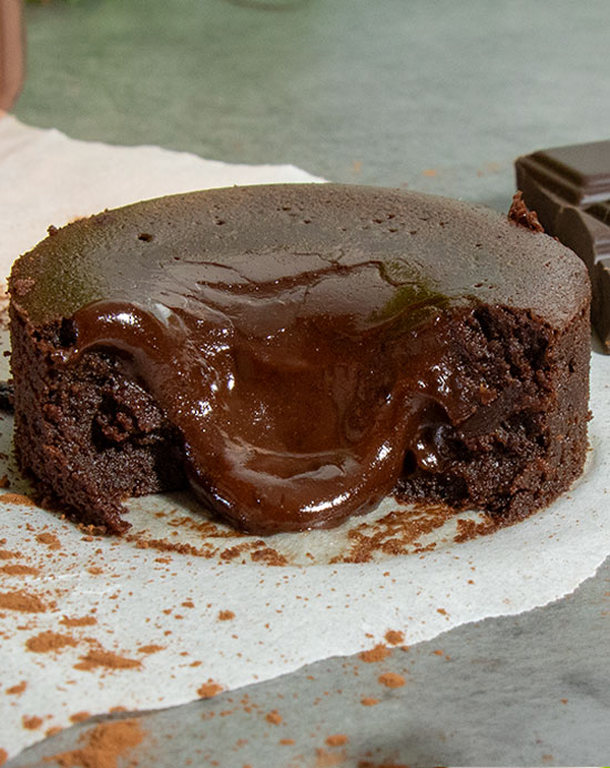 Recette de fondant au chocolat vegan