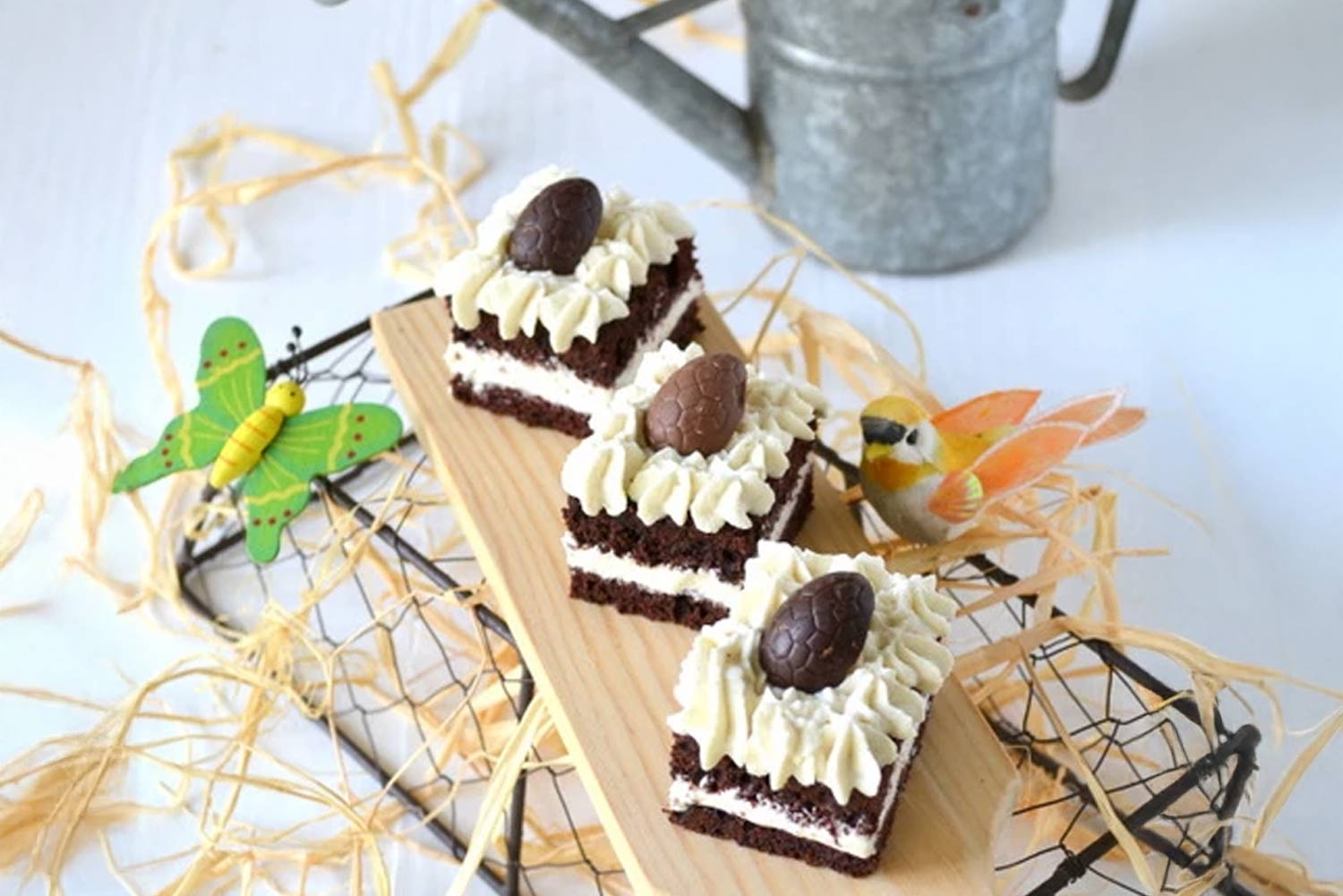 Recette de gâteau bicolore au chocolat blanc et à la fève tonka