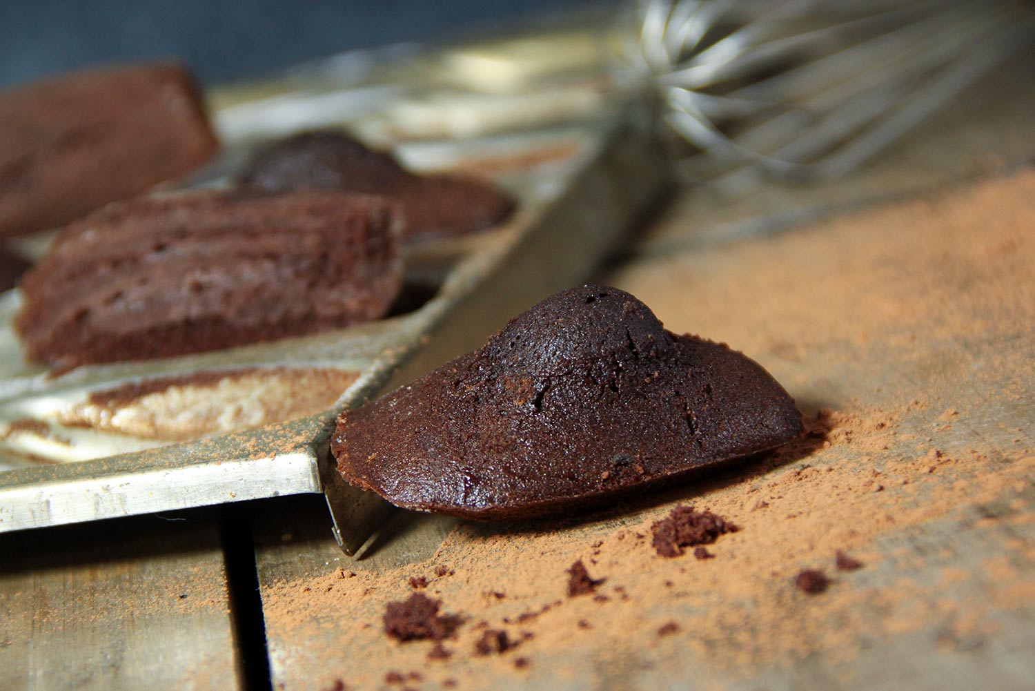 Recette de madeleines au cacao