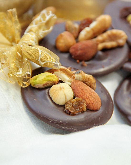 Recette de mendiants au chocolat