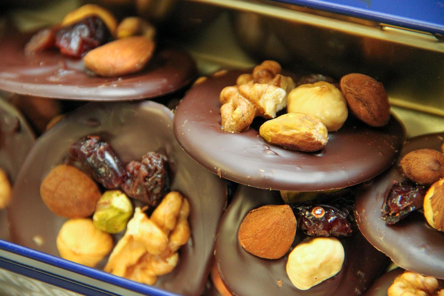 Recette de mendiants au chocolat