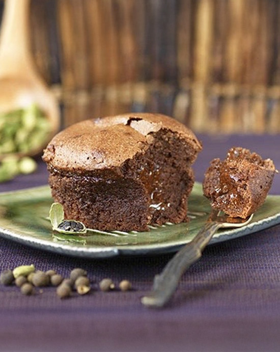 Recette de mi-cuit au chocolat, à la cardamome et au poivre