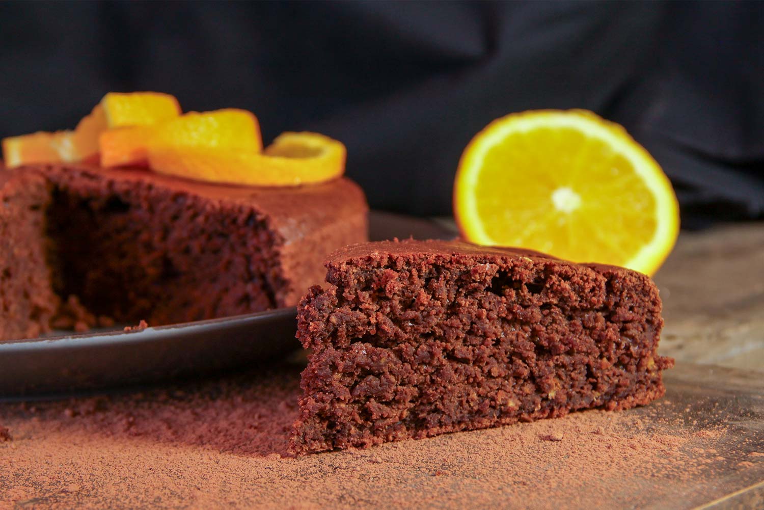 Recette de moelleux au chocolat à l'orange entière