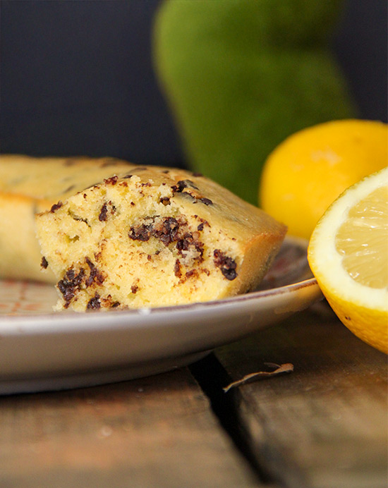 Recette de moelleux au citron et aux pépites de chocolat noir