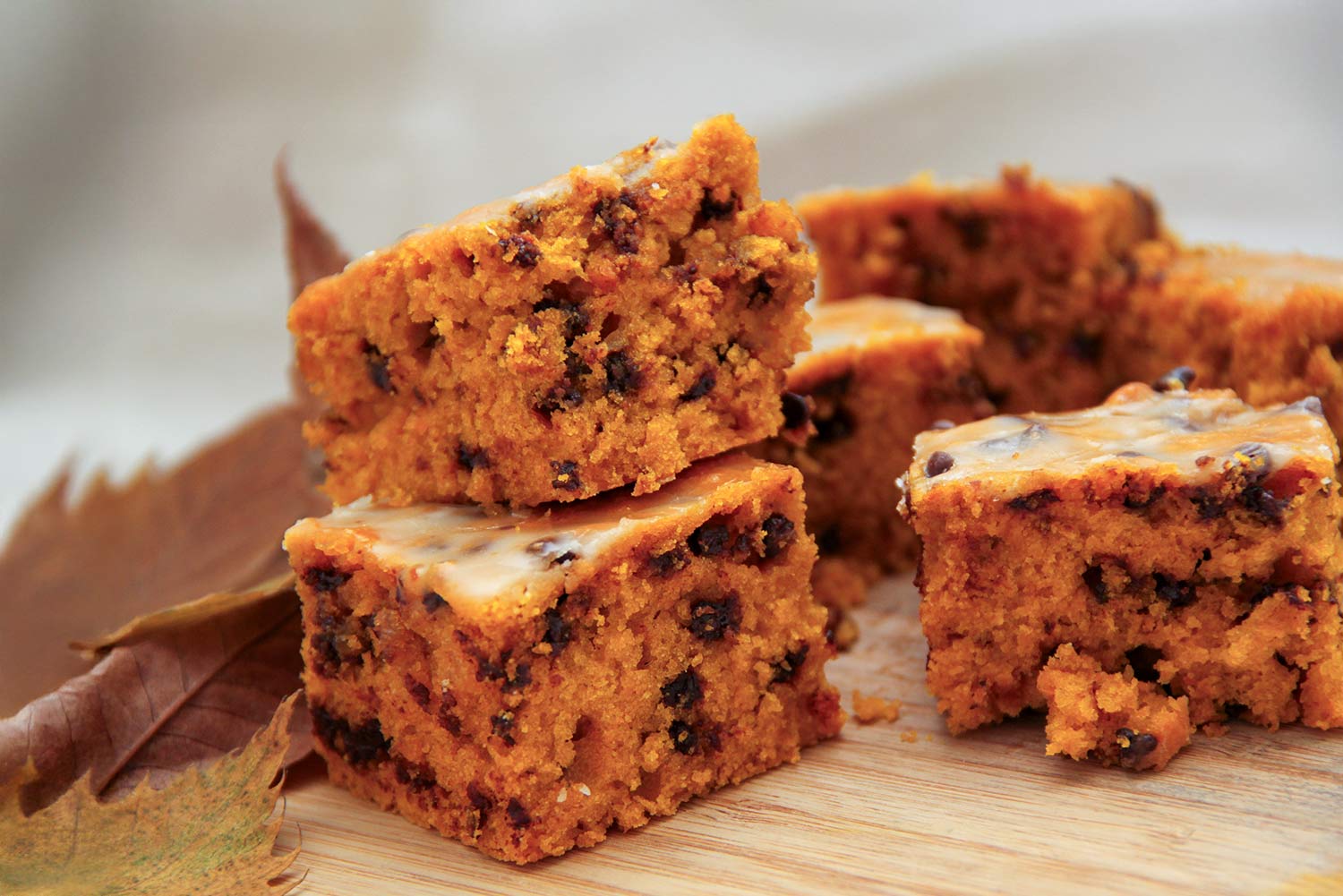 Moelleux au potiron et pépites de chocolat noir