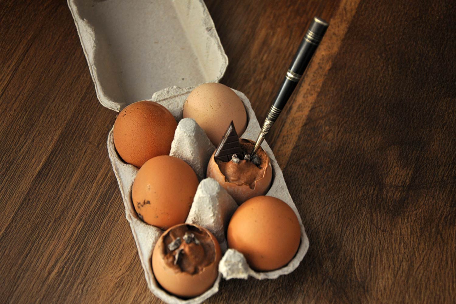 Recette de mousse au chocolat aux éclats de fèves de cacao caramélisés