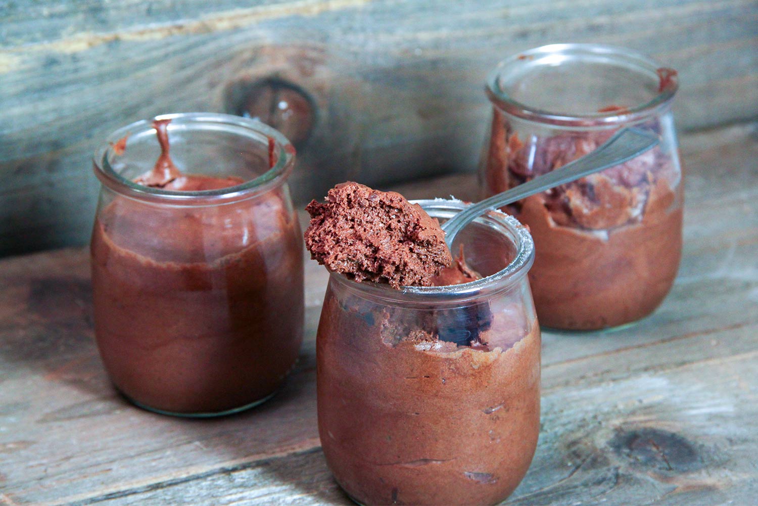 Recette de mousse au chocolat au jus de pois chiche