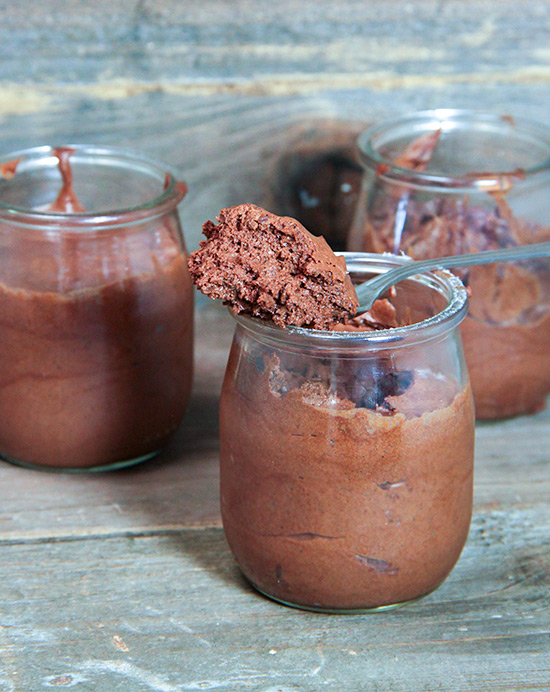 Recette de mousse au chocolat au jus de pois chiche