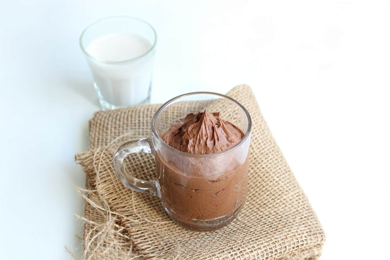 Mousse au chocolat végétale