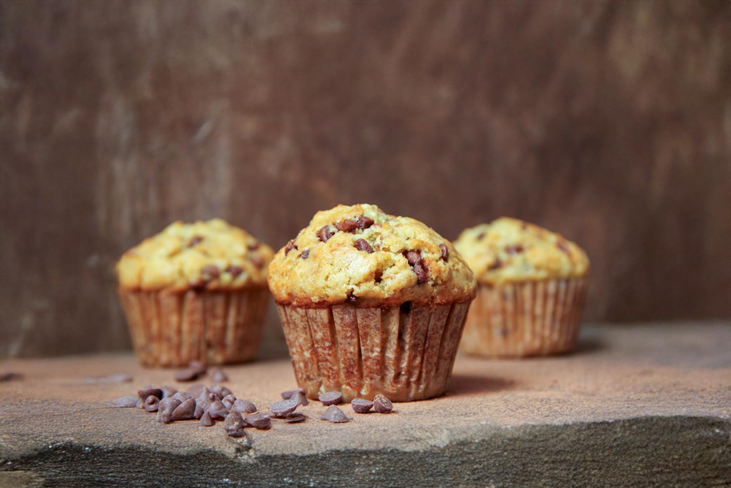Recette de muffins aux pépites de chocolat au lait