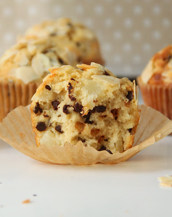 Recette de muffins aux poires et pépites de chocolat