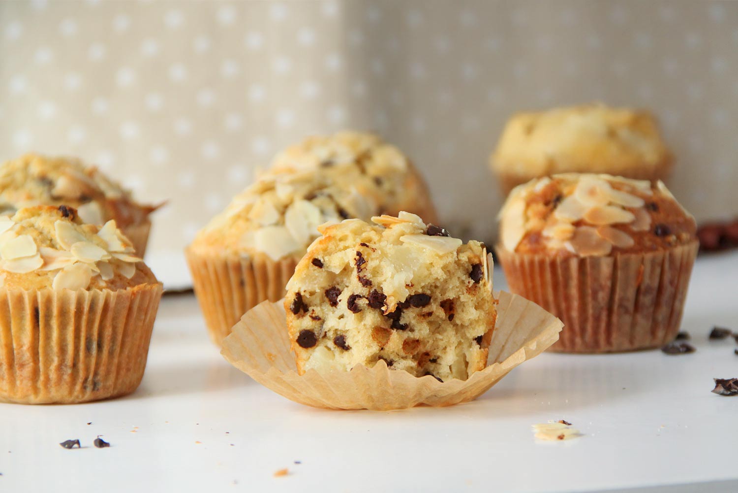 Recette de muffins aux poires et pépites de chocolat