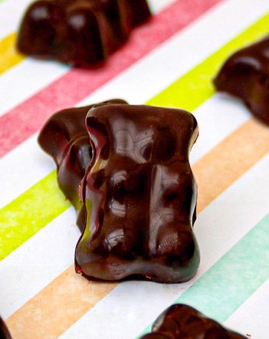 Recette d'Oursons en guimauve enrobés de chocolat