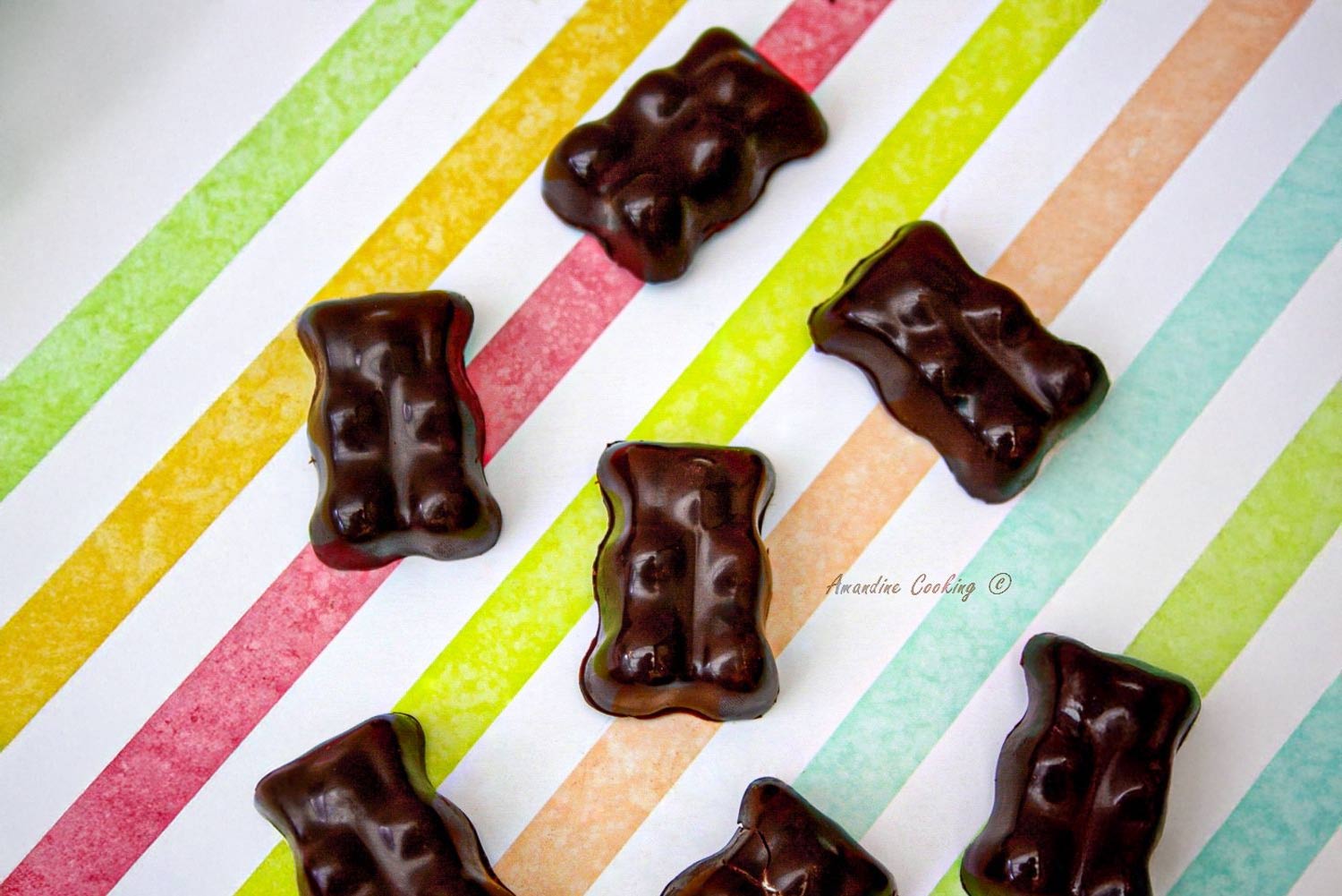 Recette d'Oursons en guimauve enrobés de chocolat