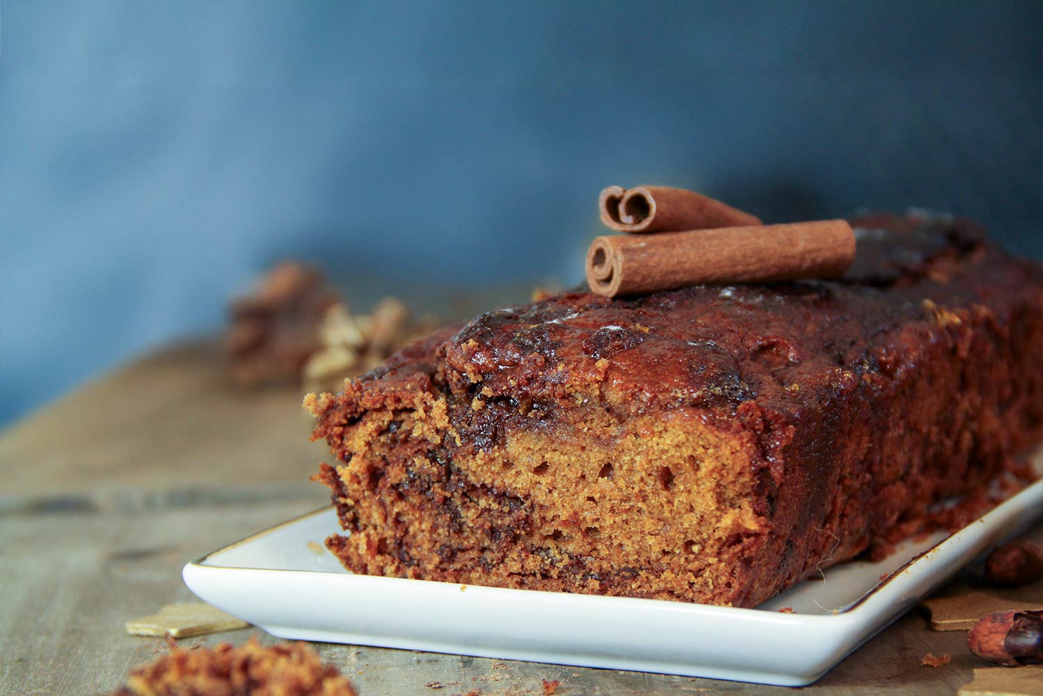 Recette de pain d'épices aux pépites de chocolat noir