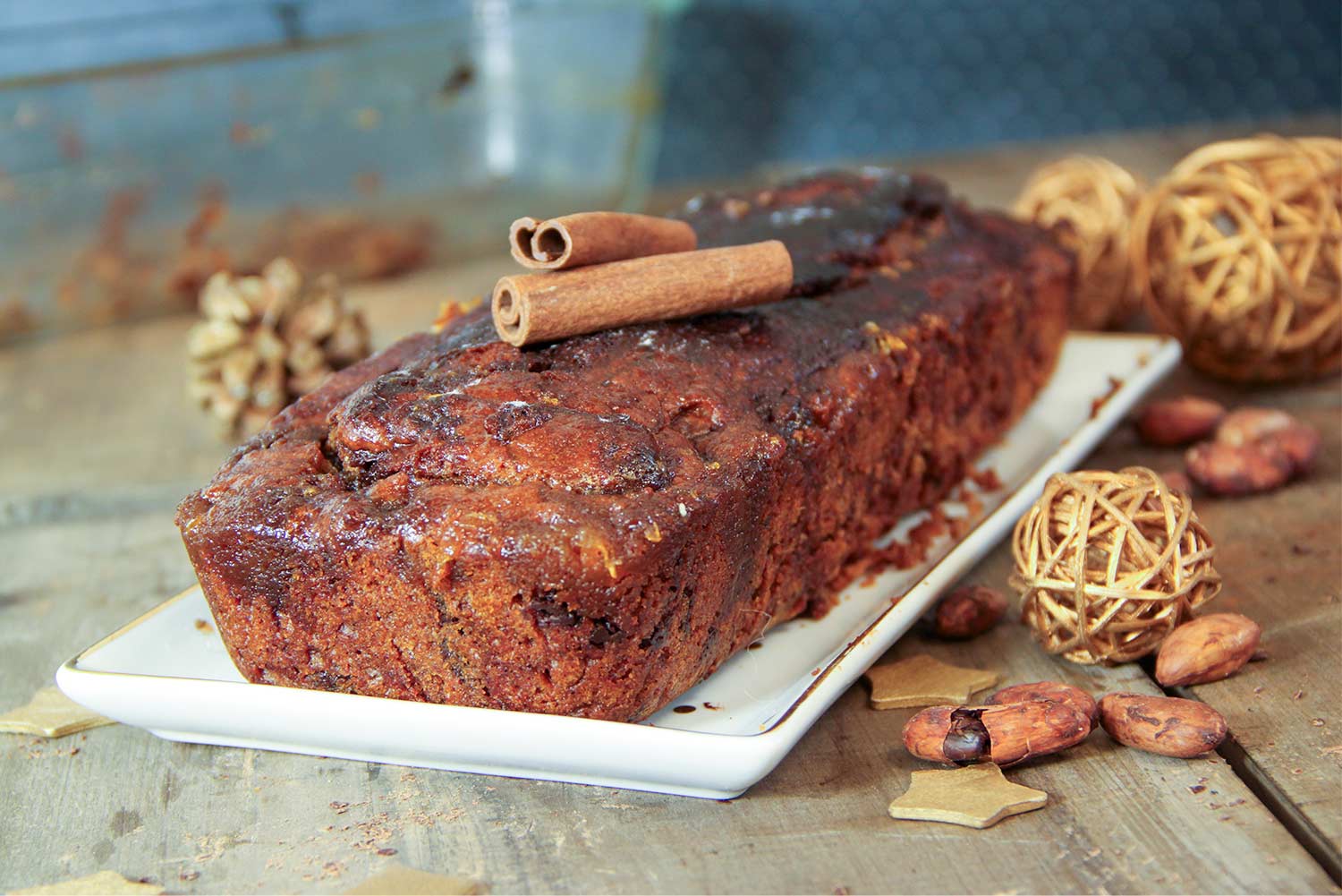 Recette de pain d'épices aux pépites de chocolat noir