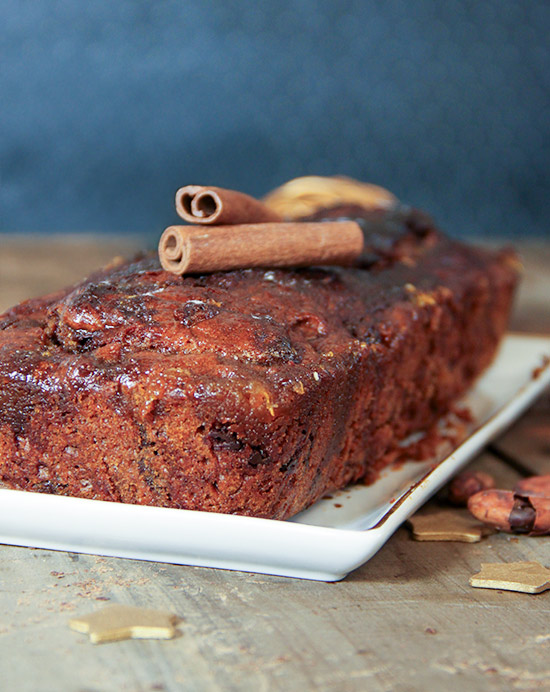 Recette de pain d'épices aux pépites de chocolat noir