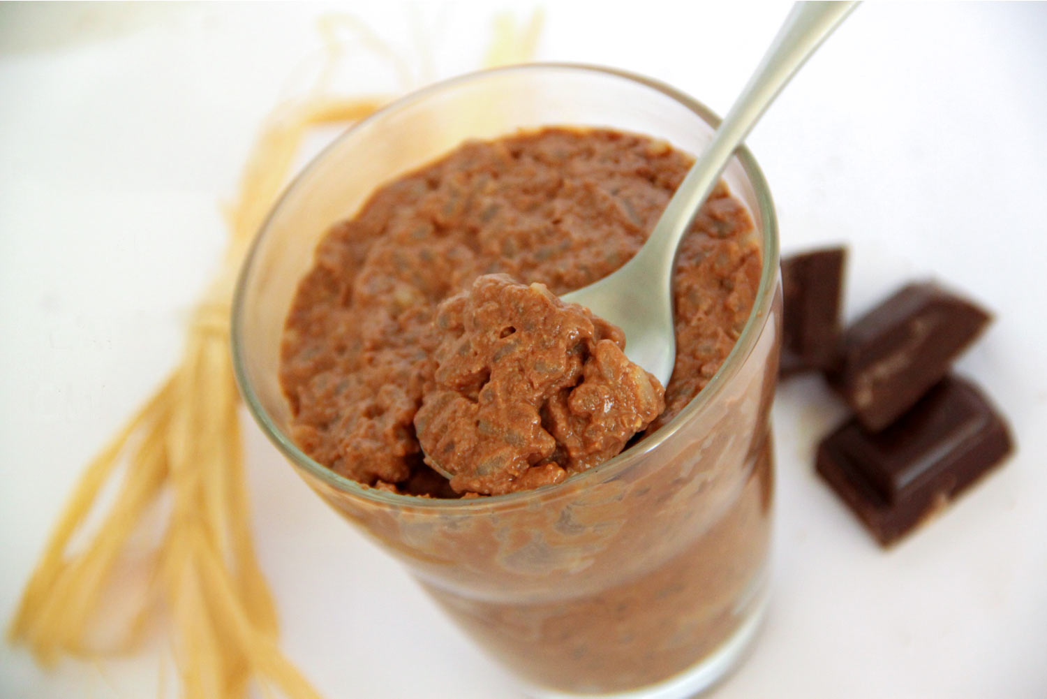 Recette de riz au lait au chocolat