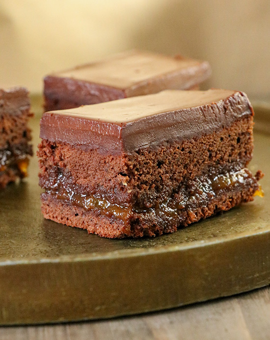 Recette de Sachertote au chocolat et aux abricots