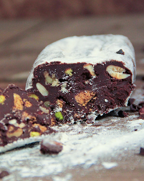 Recette de saucisson au chocolat