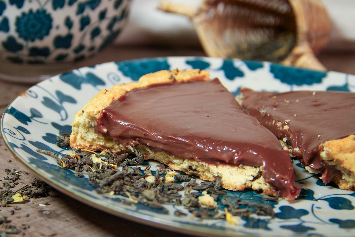 Recette de tarte au chocolat au lait et au earl grey