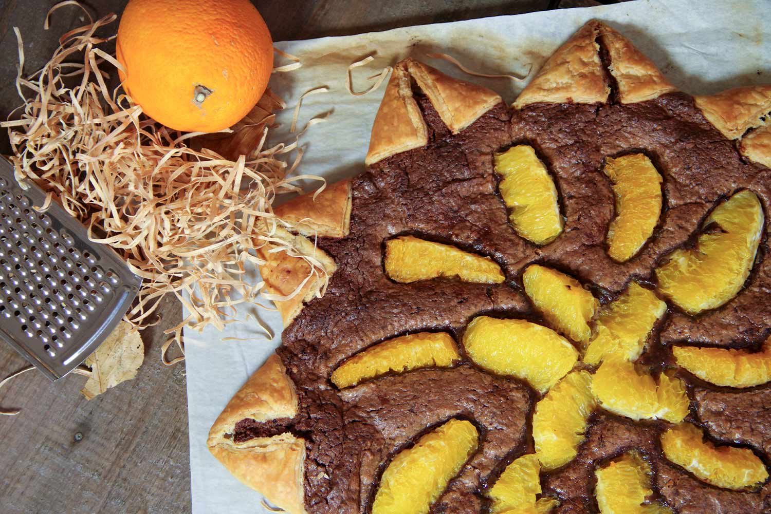 Recette de tarte au chocolat et à l'orange
