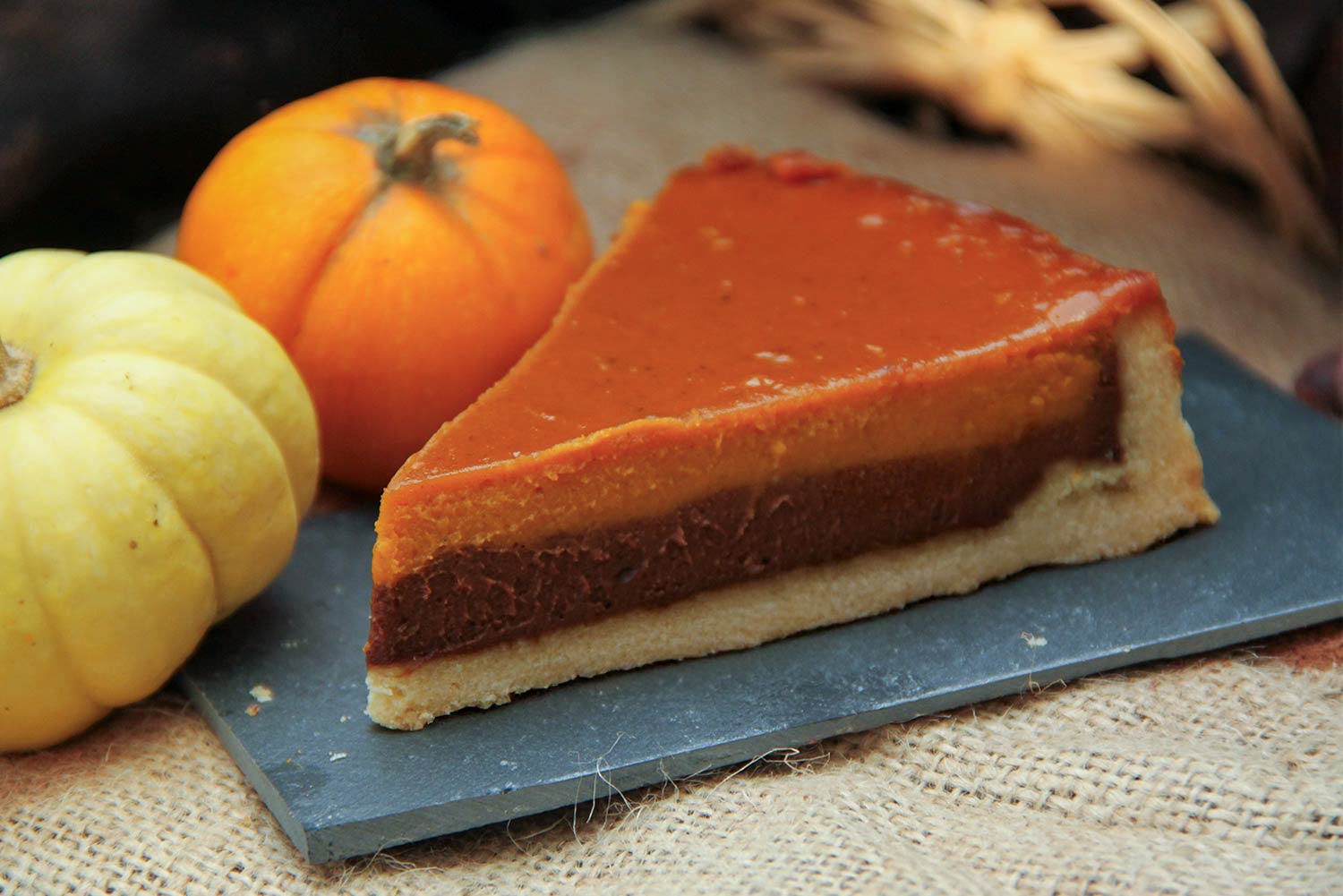 Recette de Thanksgiving pie au potiron et au chocolat