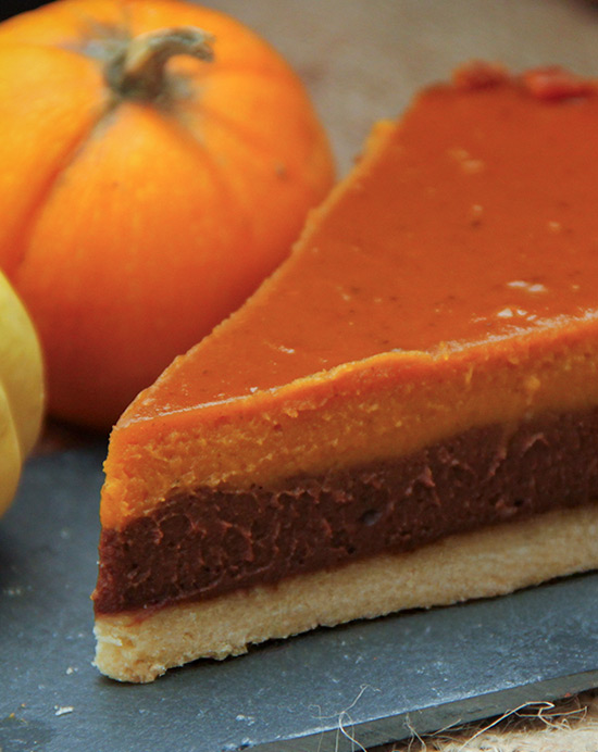 Recette de Thanksgiving pie au potiron et au chocolat