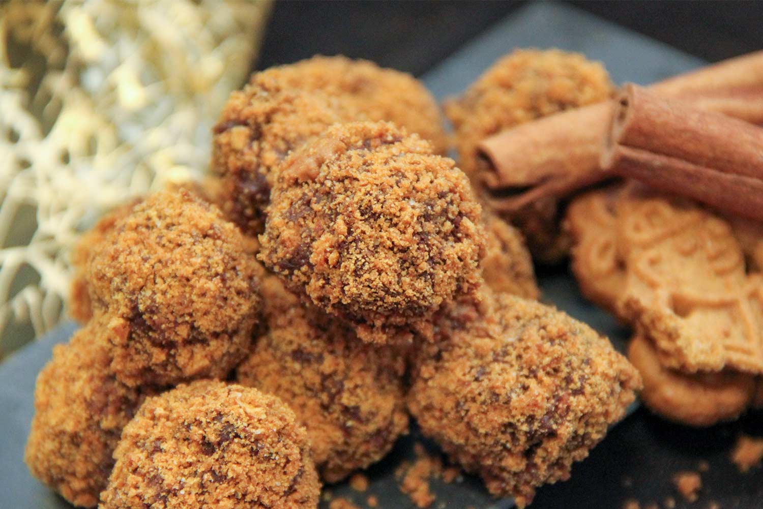 Recette de truffes au chocolat et aux speculoos