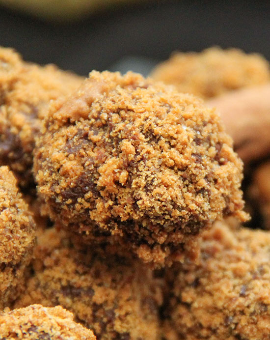 Recette de truffes au chocolat et aux speculoos