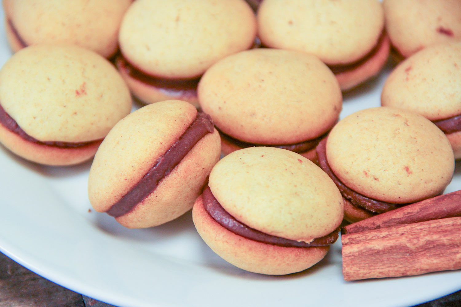 Recette de whoopies au chocolat au lait et aux épices