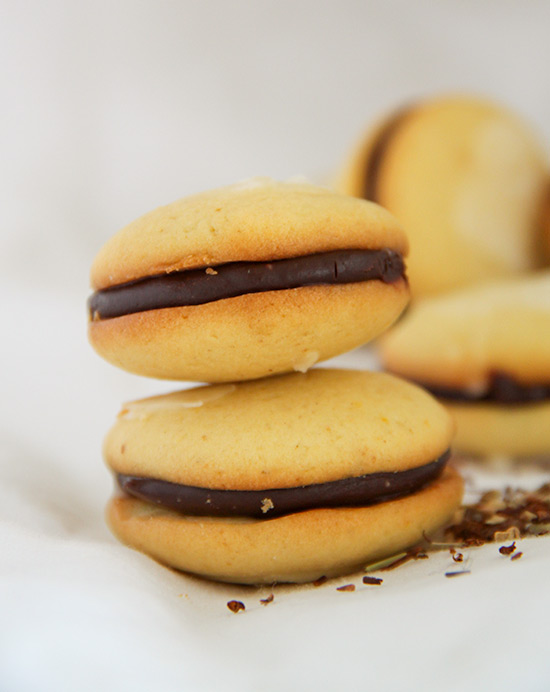Recette de whoopies au chocolat et à la bergamote