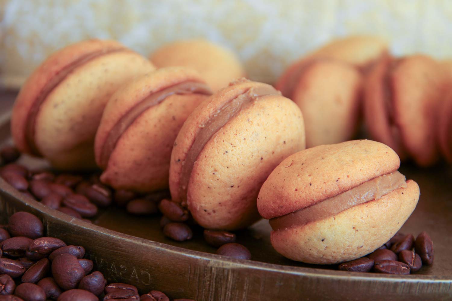 Recette de whoopies chocolat blanc café