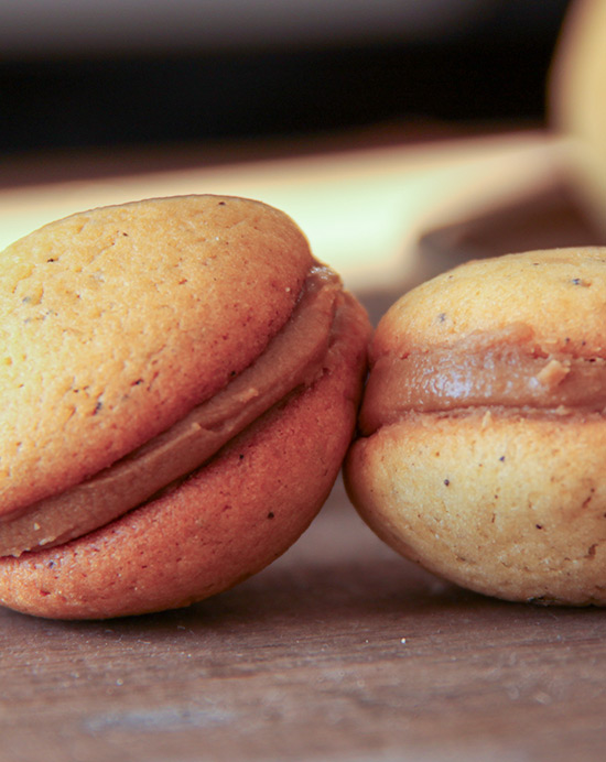 Recette de whoopies chocolat blanc café