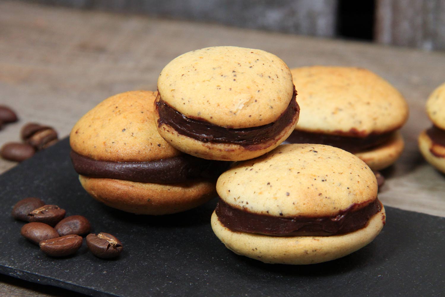 Recette de whoopies au chocolat et au café