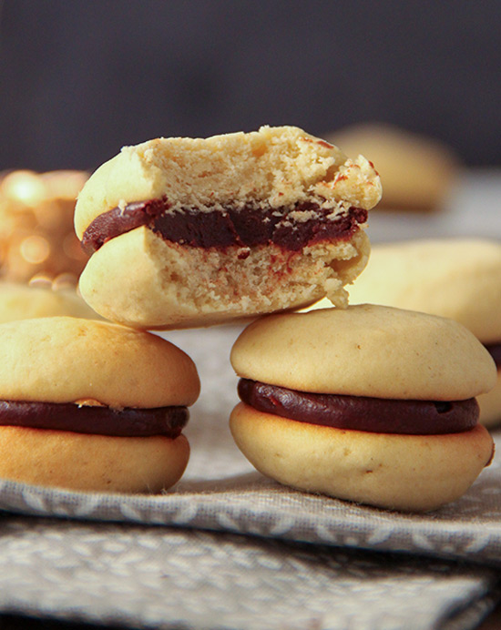 Recette de whoopies au chocolat et au caramel