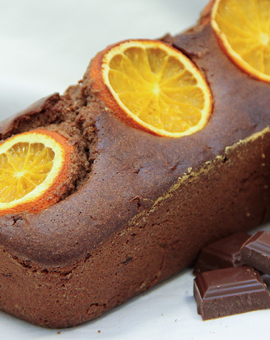Recette de cake au chocolat au lait et à l'orange