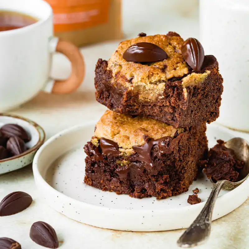 Recette de brookie vegan