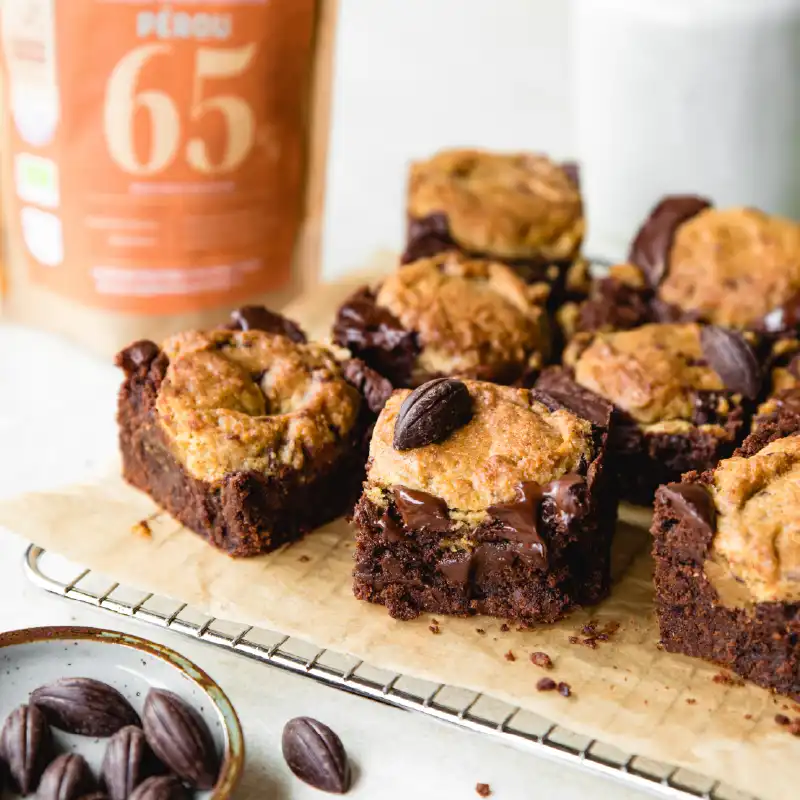 Recette de brookie vegan