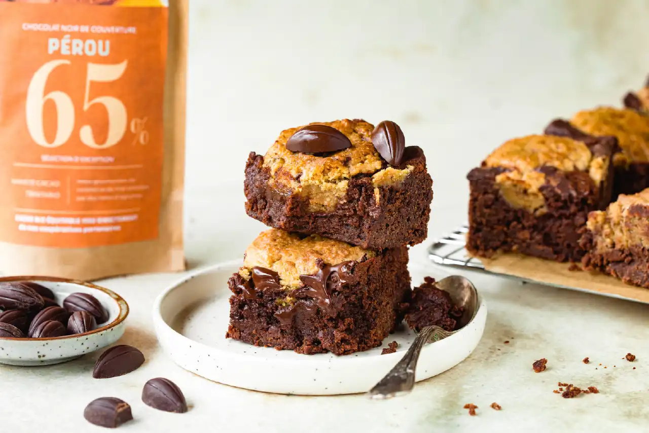 Recette de brookie vegan