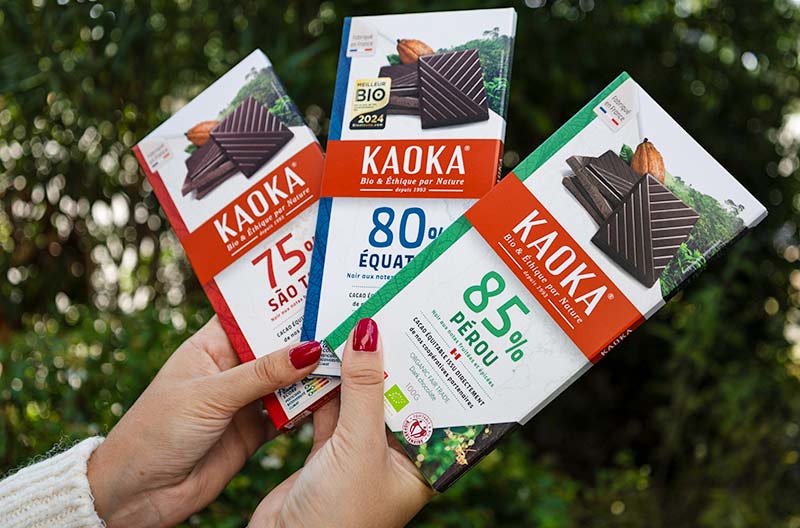 Tablettes de chocolat pour la dégustation 100g Kaoka