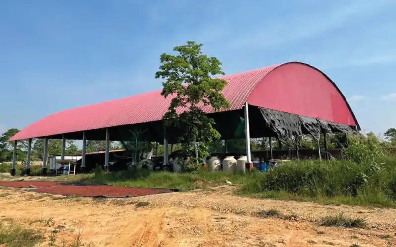 Usine de compost au Pérou