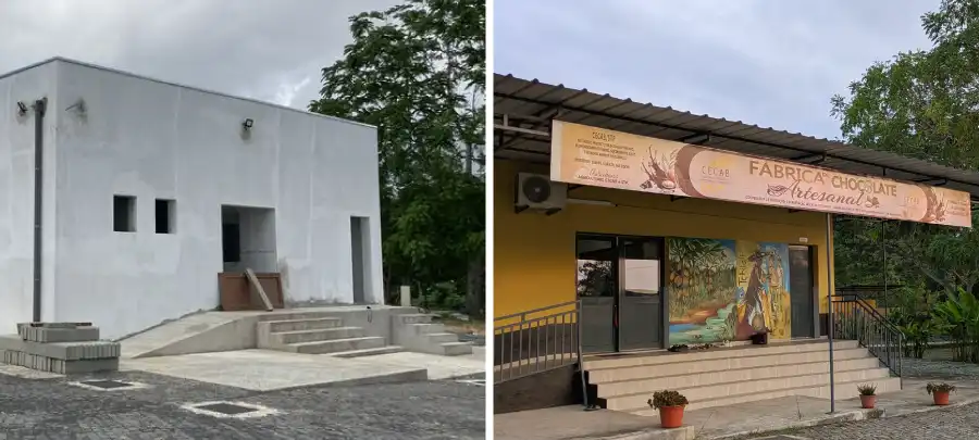 Construction de la chocolaterie à Sao Tomé