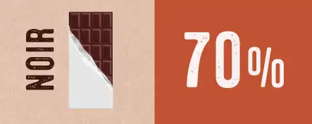 Chocolats à 70% de cacao